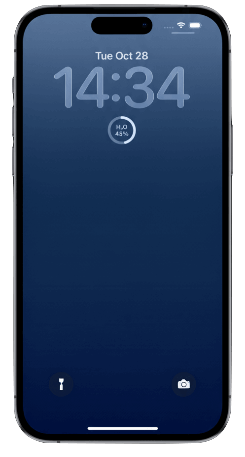 Circular Lock Screen Widget