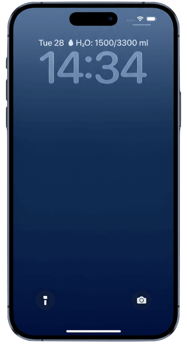 Inline Lock Screen Widget
